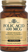 Solgar (Солгар) Фолиевая кислота 400мкг, таблетки 100 шт БАД, Солгар