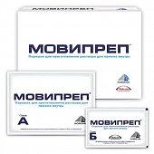 Мовипреп, порошок для приготовления раствора для приема внутрь, пакет-саше(А) 2 шт+пакет-саше(Б) 2 шт, 
