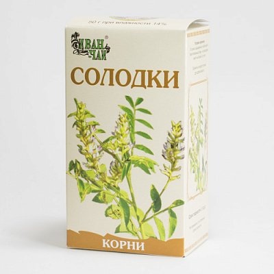 Солодки корни, пачка 50г