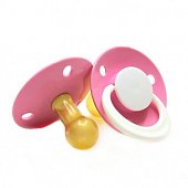 Соска-пустышка латексная Солнышко с кольцом, АМТ Трейд ООО