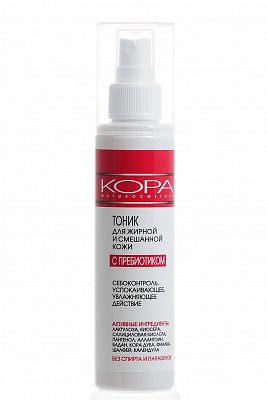 Kora (Кора) тоник для жирной и смешанной кожи лица с пребиотиками 150мл