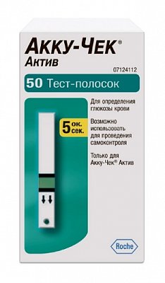 Тест-полоски Accu-Chek Active (Акку-Чек), 50 шт