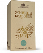 Живица кедровая Алтайфлора 15%, флакон 100мл БАД, Алтайская чайная компания, НПЦ ООО