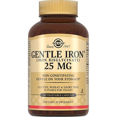 Solgar (Солгар) Легкодоступное железо Джентл Айрон 25мг, капсулы 180 шт БАД