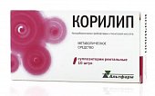 Корилип, суппозитории ректальные 25мг+2мг+12мг, 10 шт, Альтфарм ООО