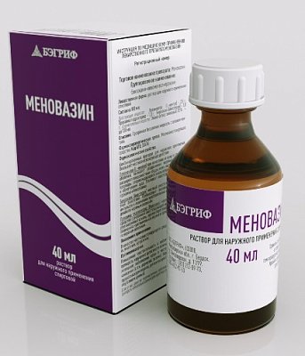 Меновазин, раствор для наружного применения, 40мл