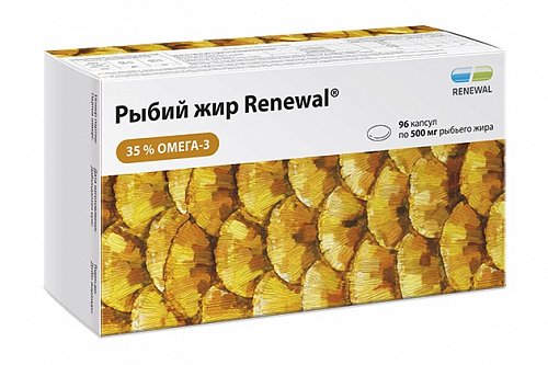 Рыбий жир-Реневал, капсулы 700мг, 96 шт БАД