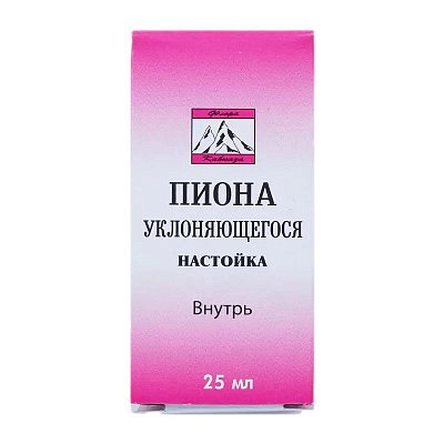 Пиона настойка, флакон 25мл