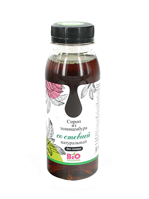 Bio National Сироп из Топинамбура натуральный со стевией, флакон 250мл
