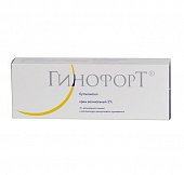 Гинофорт, крем вагинальный 2%, аппликатор 5г, Гедеон Рихтер ОАО