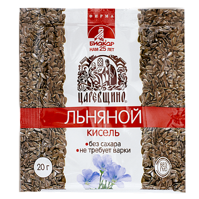 Кисель Царевщино, льняной, пакет 20г БАД