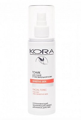 Kora (Кора) тоник ультраувлажняющий для сухой и чувствительной кожи лица 150мл