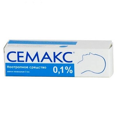 Семакс, капли назальные 0,1%, флакон 3мл