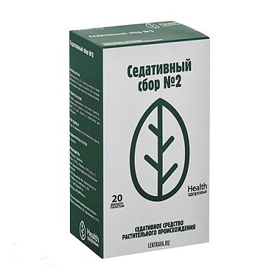 Сбор Седативный №2, фильтр-пакеты 2г, 20 шт