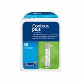 Тест-полоски Contour plus (Контур плюс), 50 шт, Асцензия Диабитис Кеа Холдингс АГ