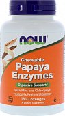 NOW FOODS (Нау Фудс) Папайя, пастилки жевательные 162,5мг, 180 шт БАД, Нау Фудс