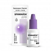 Бримайза Дуо, глазные капли 2мг+5мг/мл фл 5мл, Фармстандарт Лексредства