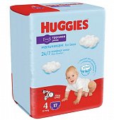 Huggies (Хаггис) подгузники-трусики для мальчиков 4 9-14кг 17шт, Кимберли Кларк
