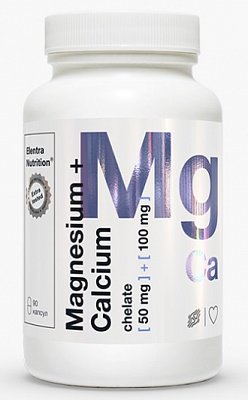 Elentra Nutrition (Элентра Нутришн) Магний+Кальций Хелат, капсулы, 90 шт БАД