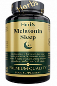 Herbs (Хербс) Мелатонин 1мг, капсулы 480мг, 60 шт БАД, Pharma Market Solutions SIA