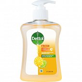Dettol (Деттол) мыло жидкое Бодрящая свежесть с экстрактом грейпфрута, 250мл, Рекитт Бенкизер Хелскэр Интернешнл Лтд.