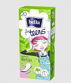 Bella (Белла) прокладки for teens Relax ультратонкие део 20 шт, Торунский завод перевязочных материалов