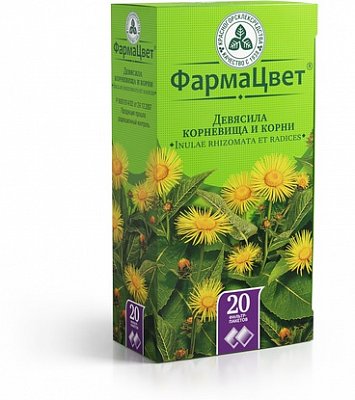 Девясила корневища и корни, фильтр-пакеты 1,5г, 20 шт