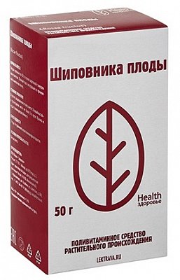 Шиповника плоды, пачка 50г