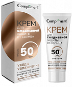 Compliment (Комплимент) крем для лица и шеи ежедневная защита от солнца SPF50, 50мл, Тимекс Про, ООО