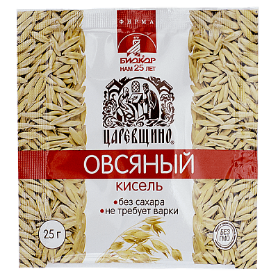 Кисель Царевщино, овсяный, пакет 25г БАД