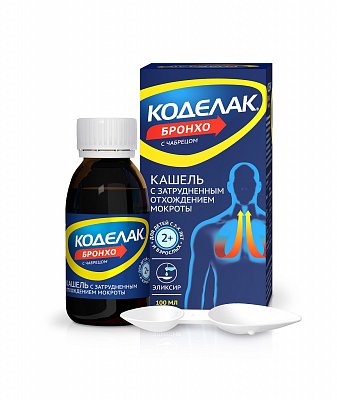 Коделак Бронхо с чабрецом эликсир, флакон 100мл