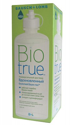 Раствор для контактных линз BIO TRUE фл 300мл