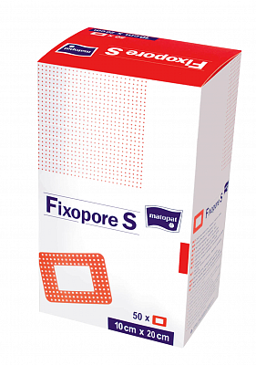 Matopat Fixopore S (Матопат) пластырь 10см х 20см, 50 шт