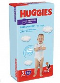 Huggies (Хаггис) трусики 5 для мальчиков, 12-17кг 48 шт, Кимберли Кларк