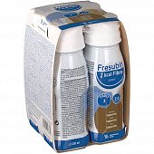 Fresubin (Фрезубин), напиток для энтерального питания с пищевыми волокнами со вкусом капучино, 200мл 4 шт (2ккал), Фрезениус Каби Дойчланд ГмбХ