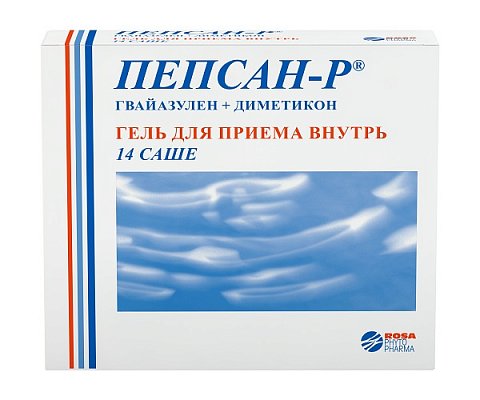 Пепсан-Р гель для приема внутрь, саше 10г, 14 шт