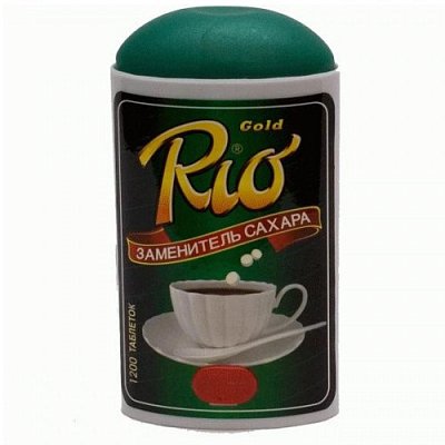Рио голд (Rio Gold) заменитель сахара, таблетки, 1200 шт