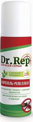 Dr.Rep (Доктор Реп) аэрозоль от комаров и мошек, 150мл