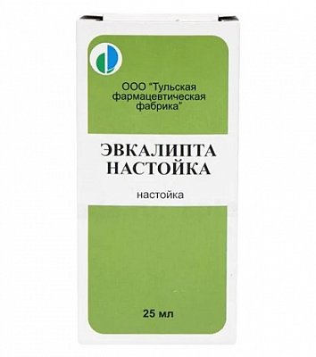Эвкалипт настойка, флакон 25мл