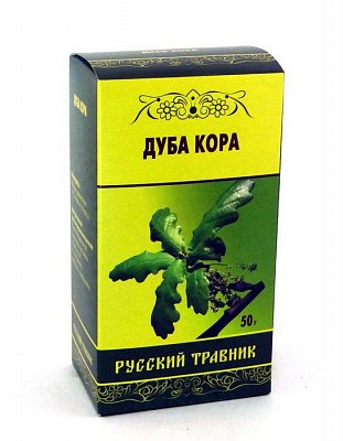 Дуба кора Русский травник, пачка 50г БАД