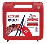 Аптечка автомобильная, Фэст новая, красный