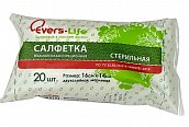 Салфетки сорбционные стерильные марлевые 2 слоя 16х14см, 20 шт Эверс Лайф