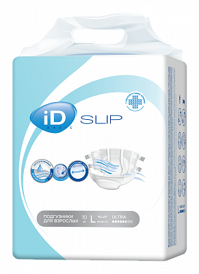 Айди (iD) подгузники для взрослых Ультра Large, 10 шт