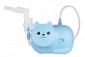 Ингалятор Omron (Омрон), Neko Kat компрессорный детский, голубой, ЗА Хелс кеа С.р.л.