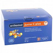 Orthomol Junior C plus (Ортомол Джуниор С плюс), таблетки жевательные, 30 шт со вкусом лесные ягоды БАД, Ортомол