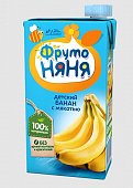 Фрутоняня нектар со вкусом банана с мякотью, 500мл, Лебедянский ОАО ЭКЗ