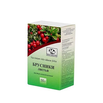 Брусники листья, пачка 50г