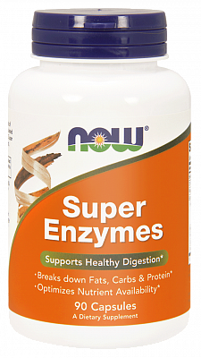 Now Foods (Нау Фудс) Супер энзимы, капсулы 90 шт БАД