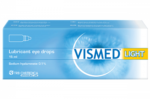 Визмед Лайт, гидрогель офтальмологический 0,1%, флакон 15мл