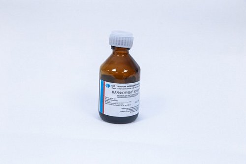 Камфорный спирт, раствор для наружного применения (спиртовой) 2%, 40мл